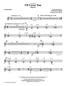 吉屋出租 I'll Cover You (Reprise) 伴奏分谱 SATB SSA SAB合唱 有试听-云音圈