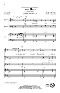 吉屋出租 Love Heals SAB 三声部混声 流行合唱线谱 有试听-云音圈