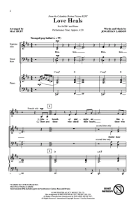 吉屋出租 Love Heals SATB 四声部混声 流行合唱线谱 有试听-云音圈