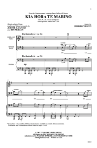 呼唤黎明 SATB 四声部混声+钢琴 合唱线谱 有试听-云音圈