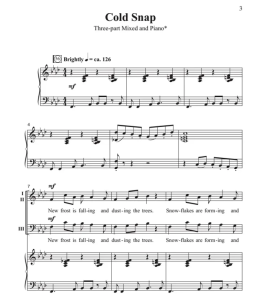 寒流 Cold Snap SAB 三声部混声 合唱线谱 有试听-云音圈