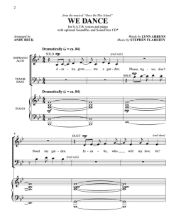 小岛故事 We Dance SATB 四声部混声 合唱线谱 有试听-云音圈