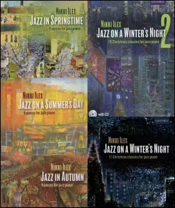 Nikk illes 伊莱斯尼基 四季爵士钢琴系列 带示范音频 共5本 难度4-9级 有试听-云音圈