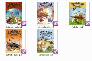 亚历山大 五星 四手联弹乐谱集 1-5级 全5本-云音圈