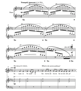 日本童谣 Toryanse SATB 四声部混声+钢琴 合唱线谱 有试听-云音圈