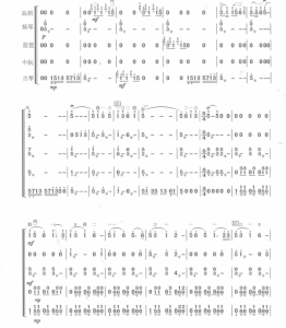 畲族拦路情歌 高胡扬琴琵琶中阮古筝五重奏 民乐合奏简线谱  有试听-云音圈
