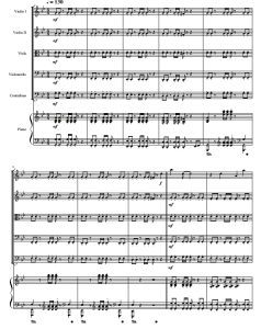 白色巨塔 弦乐五重奏+钢琴 总分谱 有试听-云音圈