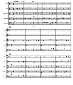 肖斯塔科维奇 第二圆舞曲 木管五重奏总分谱  有试听-云音圈