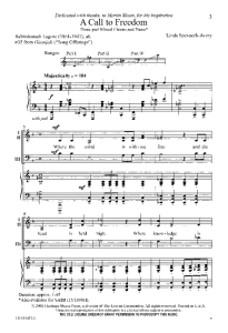 自由的呼唤 SAB 三声部混声 合唱线谱  有试听-云音圈