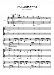 迢遥远方 SSA 三声部童声女声+钢琴 合唱线谱 有试听-云音圈