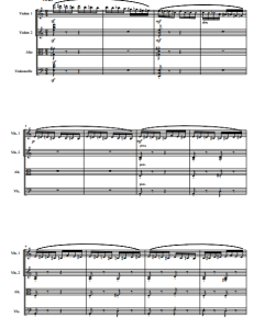 野蜂飞舞 弦乐四重奏总分谱-云音圈