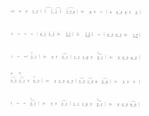 隐形的翅膀 二胡独奏 简线谱  有试听-云音圈