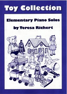 特蕾莎独奏作品集《玩具收藏》 12首初级钢琴独奏曲集-云音圈