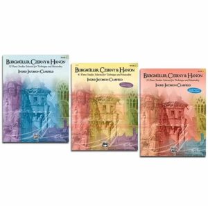 英文原版【布格缪勒车尔尼哈农为技术和音乐性选择的钢琴研究1-3册】-云音圈
