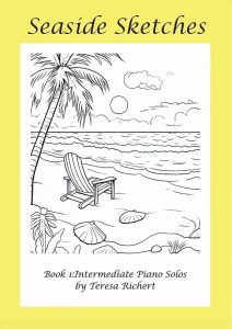 特蕾莎独奏作品集《海边素描》 10首中级钢琴独奏曲集-云音圈