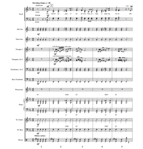 Diamonds Are A Girl's Best Friend 海斯版 合唱 混声SATB 童声女声SSA 总谱+分谱 有试听-云音圈