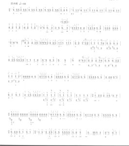 快乐的小和尚  D调  琵琶独奏  简谱  有试听-云音圈