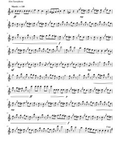 拉德斯基进行曲  萨克斯独奏谱  有试听-云音圈