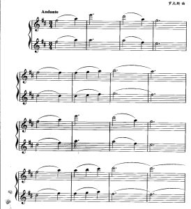 雪绒花  长笛二重奏总谱  有试听-云音圈