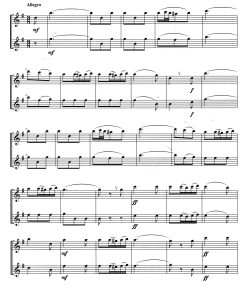 饮酒歌  萨克斯二重奏总谱  有试听-云音圈