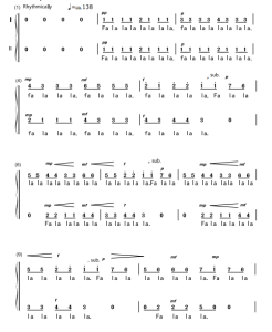 Thirty Second Fa La La SA 二声部童声女声+钢琴 合唱简谱  有试听-云音圈