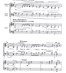 shenandoah 奥尔豪斯版 SATB 四声部混声 合唱线谱-云音圈