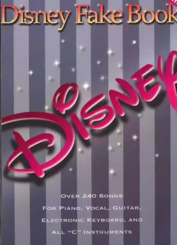 迪士尼动漫原声240首 Disney Fake Book 钢琴谱精选合集