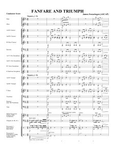 号角与胜利 Fanfare and Triumph 2.5级 交响管乐总谱+分谱 有试听-云音圈