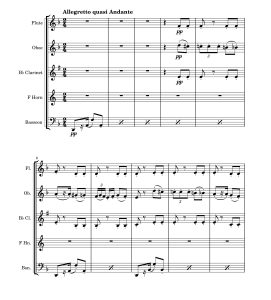 哈巴涅拉  木管五重奏总分谱  有试听-云音圈