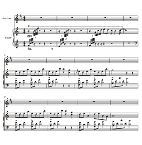 大鱼海棠 单簧管钢琴带分谱 带伴奏音频  有试听-云音圈