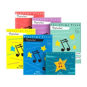 儿童钢琴探险系列 菲伯尔流行音乐 入门级到4级 全6册-云音圈