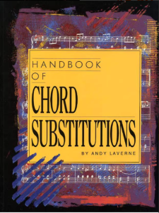 爵士钢琴乐理书籍--和弦替代美化应用-云音圈