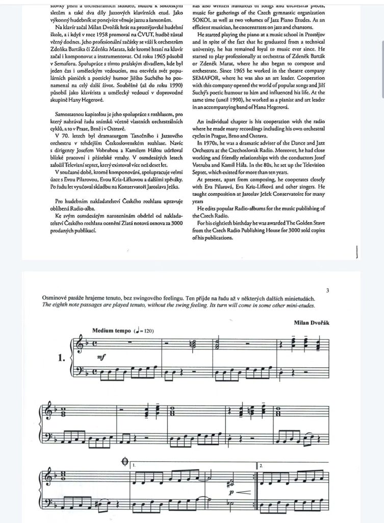 图片[4]-米兰·德沃夏克《钢琴爵士小品》全四册  3-6级难度 曲目简短 节奏丰富 可作为表演曲目