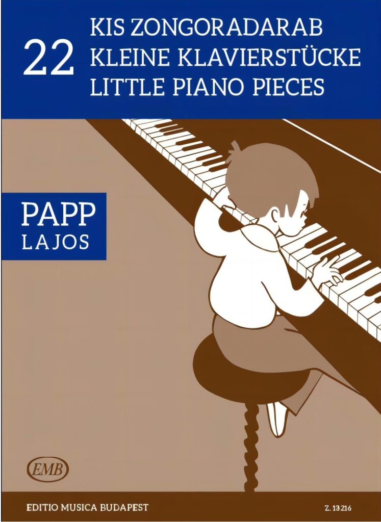 匈牙利作曲家Papp lajos 《22首短篇钢琴曲集》初级难度  英皇推荐1级备选曲目