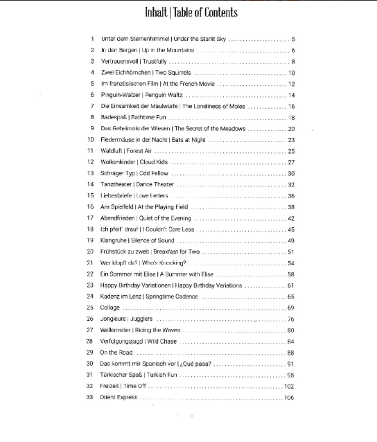 图片[2]-普罗克施 《夏日爱丽丝》 33首钢琴小品 四手联弹乐谱集  大熊原版