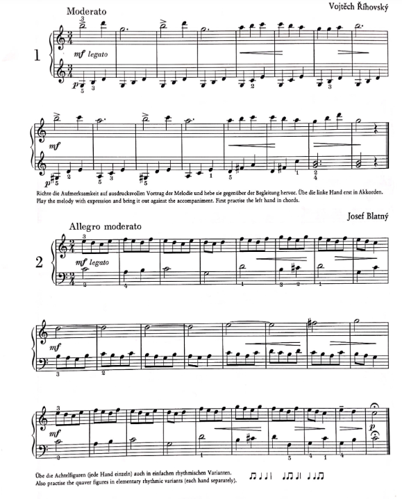 图片[3]-德国大熊练习曲  全5册  拜厄、599、849平行练习曲  有趣的钢琴练习曲集