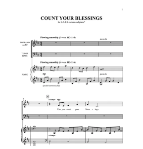 感恩你的一切 SATB 四声部混声 合唱线谱 有试听-云音圈