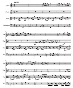 放牛班的春天 弦乐四重奏 总谱+分谱 有试听-云音圈