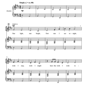 商品为SAB 三声部合唱线谱 星星卡农 Star Canon 混声合唱谱 有试听-云音圈