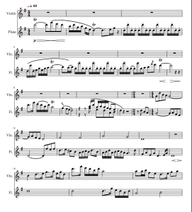 梁祝 小提琴长笛 总谱+分谱 有试听-云音圈