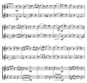 浪漫曲 萨克斯二重奏 有试听-云音圈