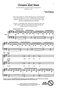 海洋与星辰 SA 二声部童声女声 合唱线谱 有试听-云音圈