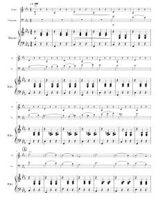 第二圆舞曲  小提琴大提琴钢琴三重奏 总谱+分谱  有试听-云音圈