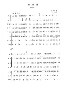 紫竹调 民乐小合奏总谱 简谱 有试听-云音圈