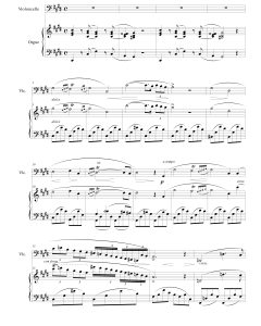 肖邦 升C小调夜曲  大提琴钢琴总谱+分谱  有试听-云音圈