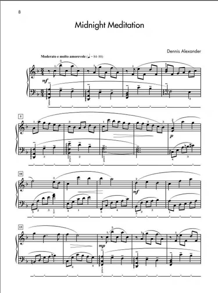 图片[10]-亚历山大 特别风格的浪漫钢琴独奏曲集 Especially in Romantic Style 全3册