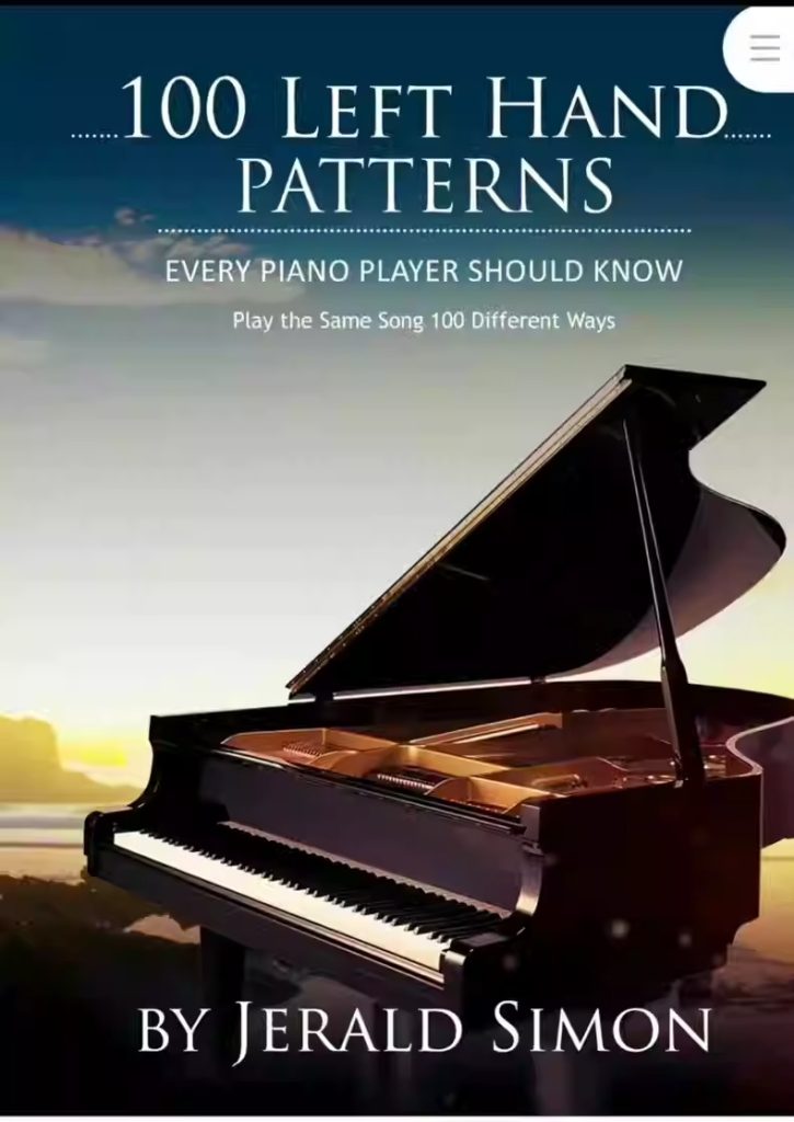 100种钢琴左手弹奏模式 英文原版 100 Left Hand Patterns Every