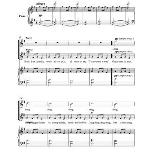 carol of the bells  二声部合唱线谱-云音圈