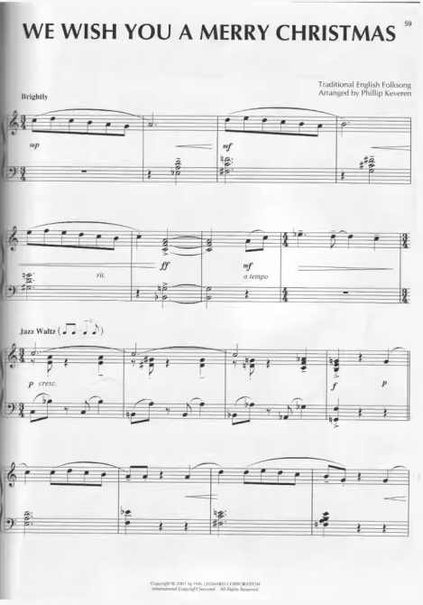图片[3]-《17首圣诞节主题爵士乐谱集》小众冷门圣诞曲集