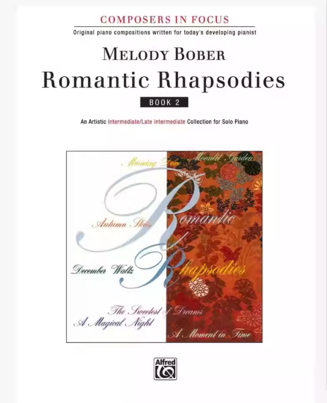 图片[2]-梅洛迪 Romantic Rhapsodies 浪漫狂想曲 两册 带音频